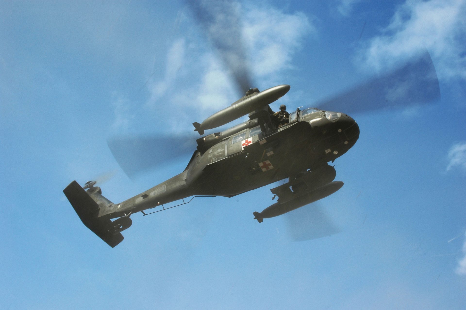 UH-60 Black Hawk helicopter in flight